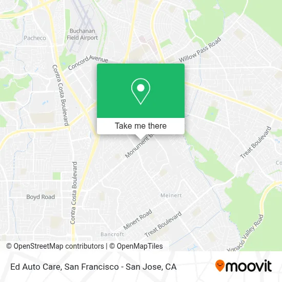 Ed Auto Care map
