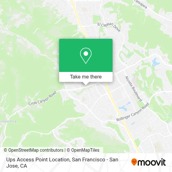 Ups Access Point Location map