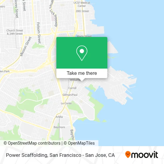Power Scaffolding map