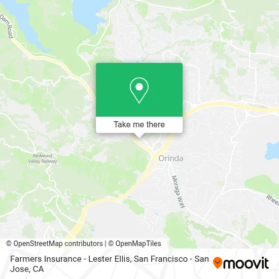 Farmers Insurance - Lester Ellis map
