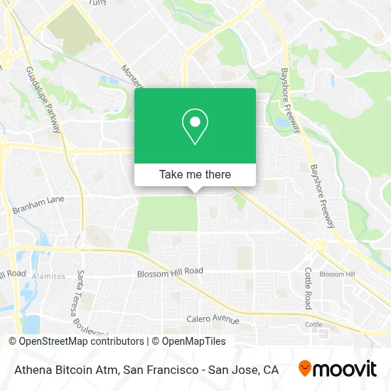 Athena Bitcoin Atm map