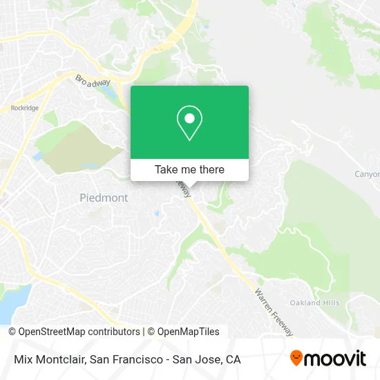 Mix Montclair map