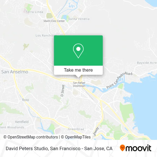 David Peters Studio map
