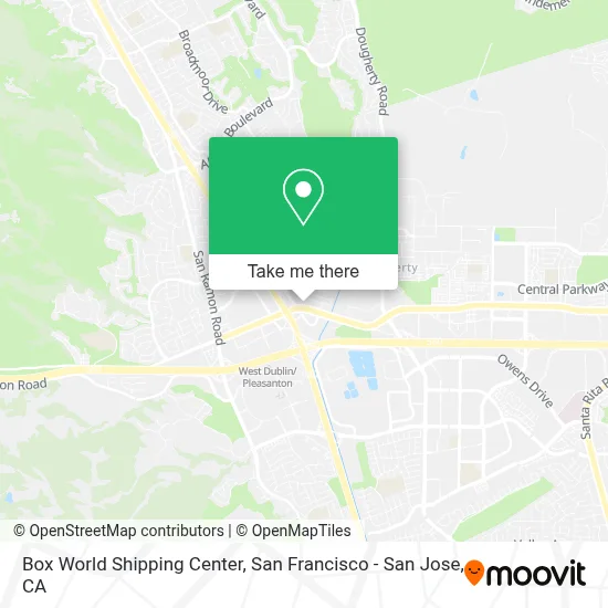 Box World Shipping Center map