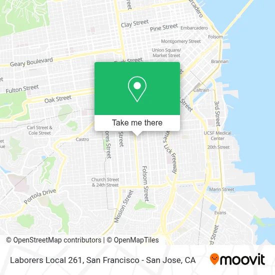Laborers Local 261 map