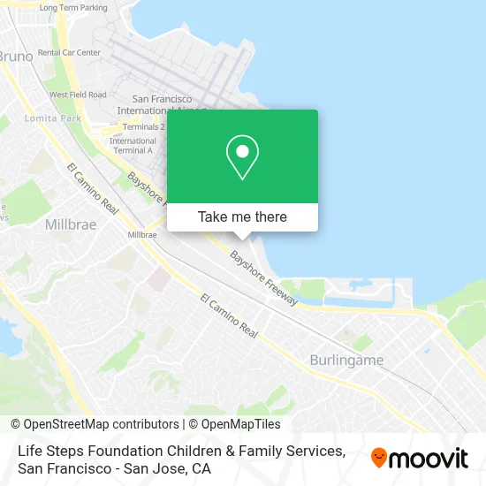 Life Steps Foundation Children & Family Services map