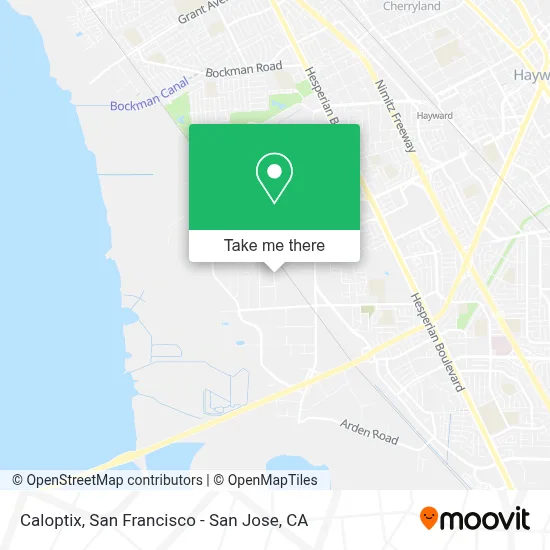 Caloptix map
