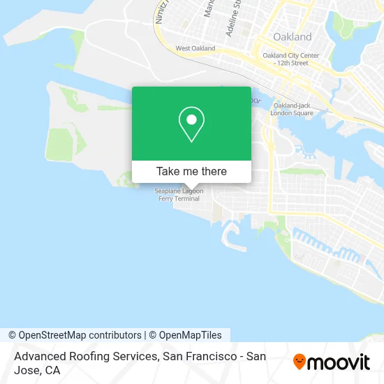 Advanced Roofing Services map