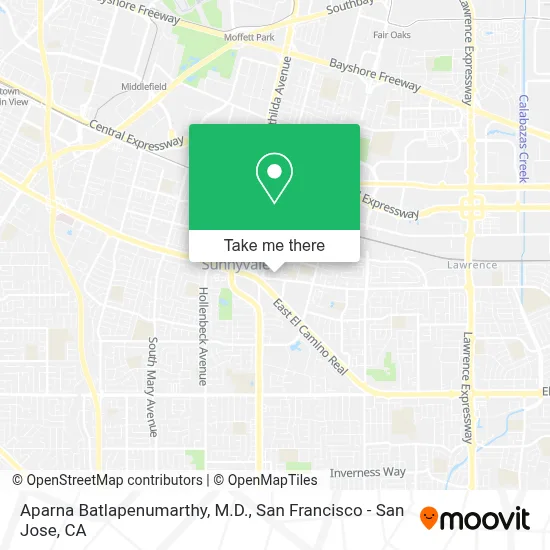 Aparna Batlapenumarthy, M.D. map