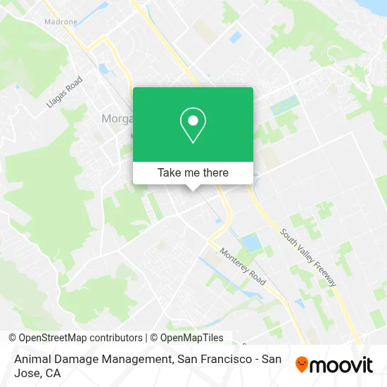 Animal Damage Management map