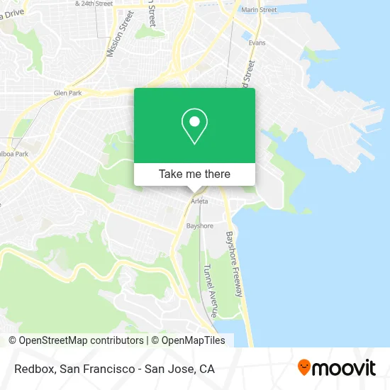 Redbox map