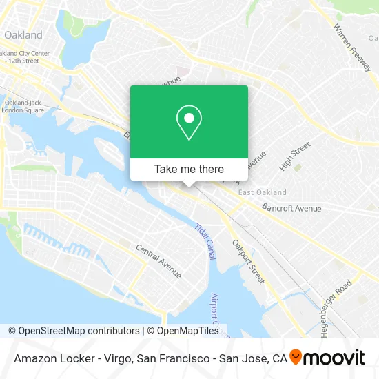 Amazon Locker - Virgo map
