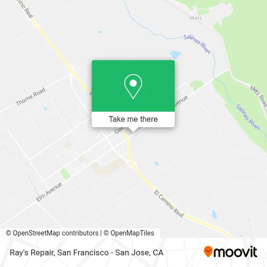 Ray's Repair map