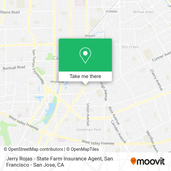 Jerry Rojas - State Farm Insurance Agent map