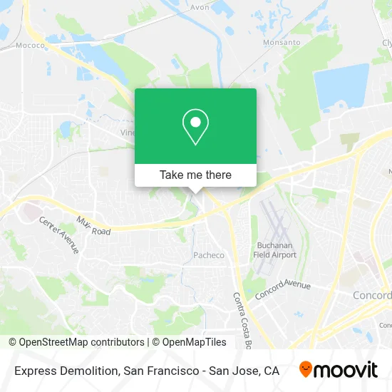 Express Demolition map