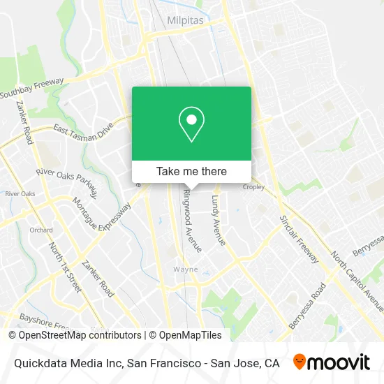 Quickdata Media Inc map