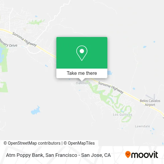 Atm Poppy Bank map