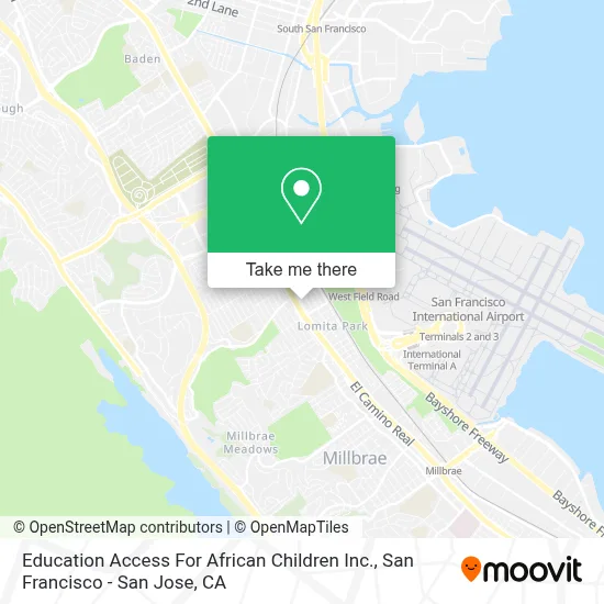 Education Access For African Children Inc. map