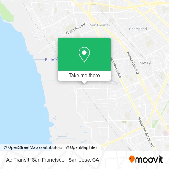 Ac Transit map