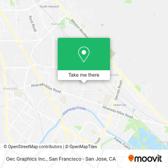 Oec Graphics Inc. map
