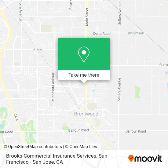 Brooks Commercial Insurance Services map