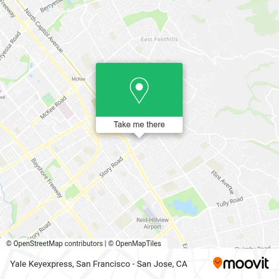 Yale Keyexpress map