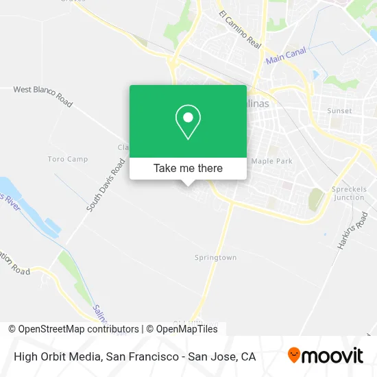 High Orbit Media map