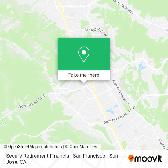 Secure Retirement Financial map