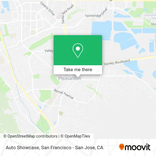 Auto Showcase map