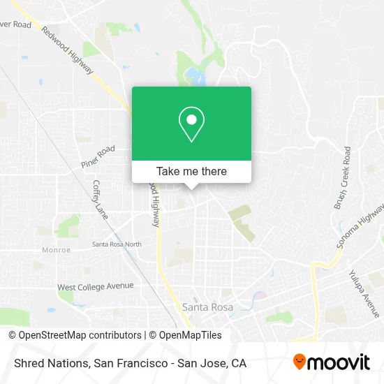 Shred Nations map