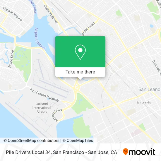 Pile Drivers Local 34 map