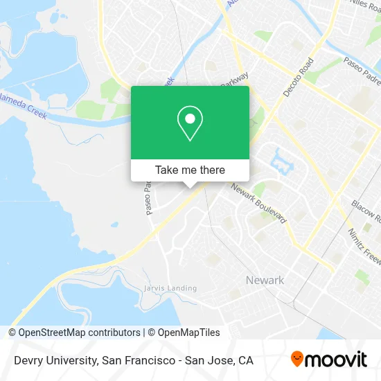 Devry University map