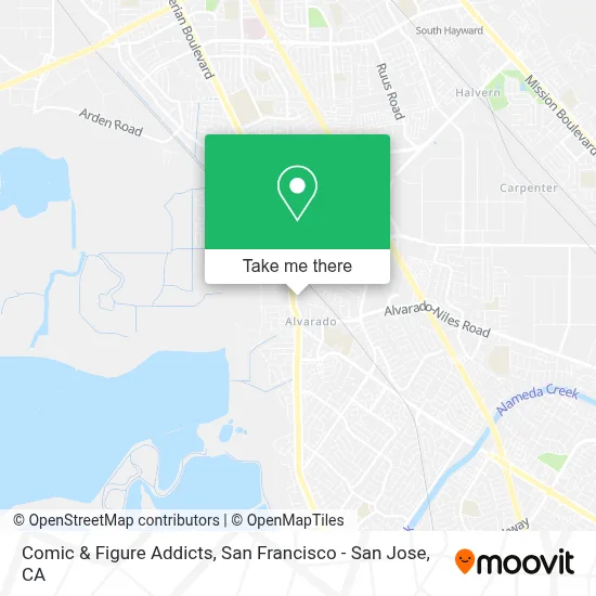 Comic & Figure Addicts map
