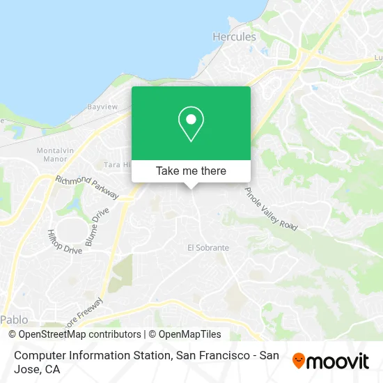 Computer Information Station map