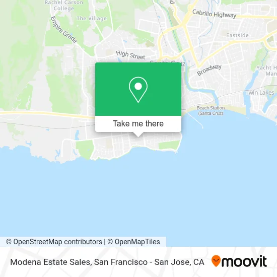 Modena Estate Sales map