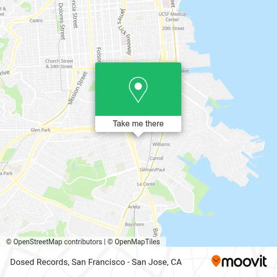 Dosed Records map