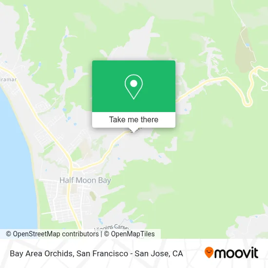 Bay Area Orchids map