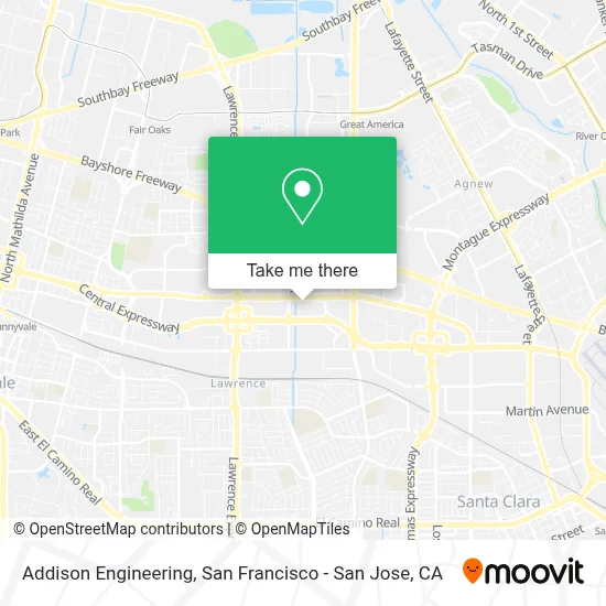 Addison Engineering map