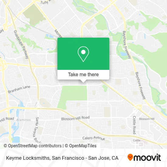 Keyme Locksmiths map