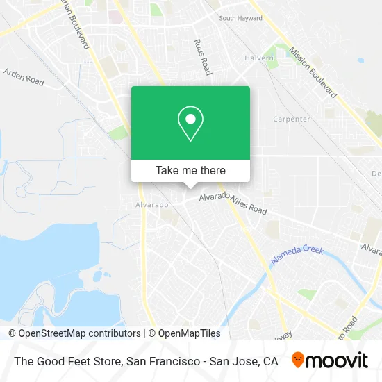 The Good Feet Store map