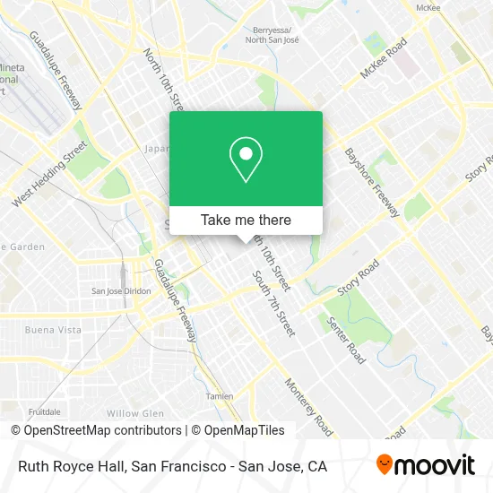 Ruth Royce Hall map