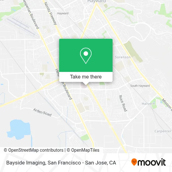 Bayside Imaging map