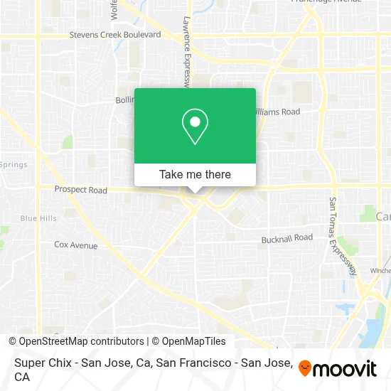 Super Chix - San Jose, Ca map