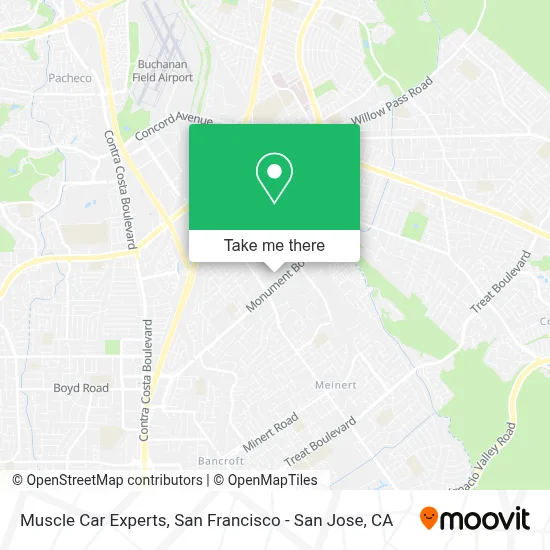 Muscle Car Experts map