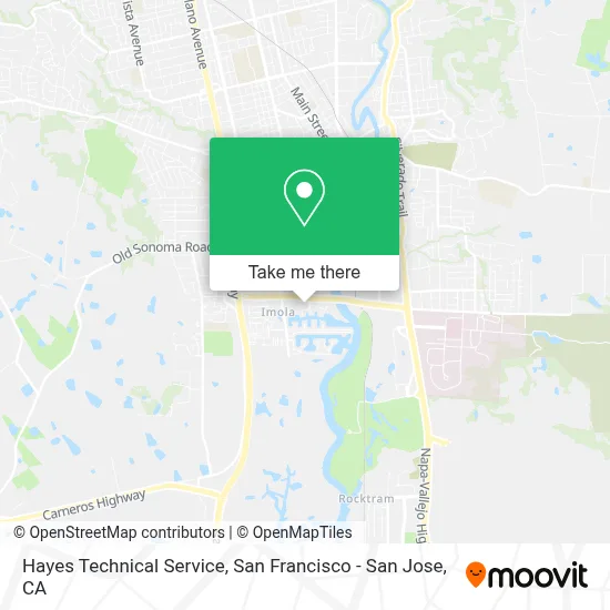 Hayes Technical Service map