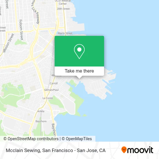Mcclain Sewing map