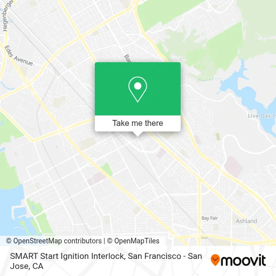 SMART Start Ignition Interlock map