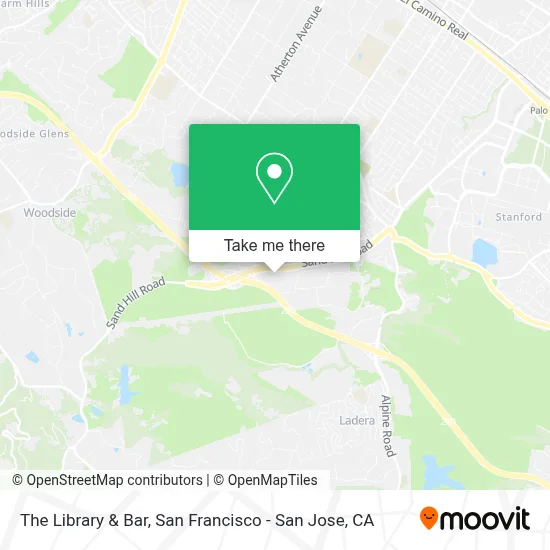 The Library & Bar map