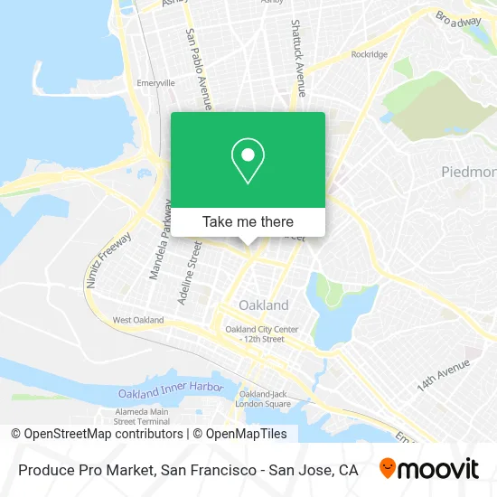 Produce Pro Market map