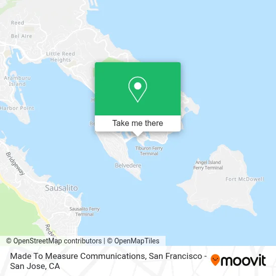 Made To Measure Communications map